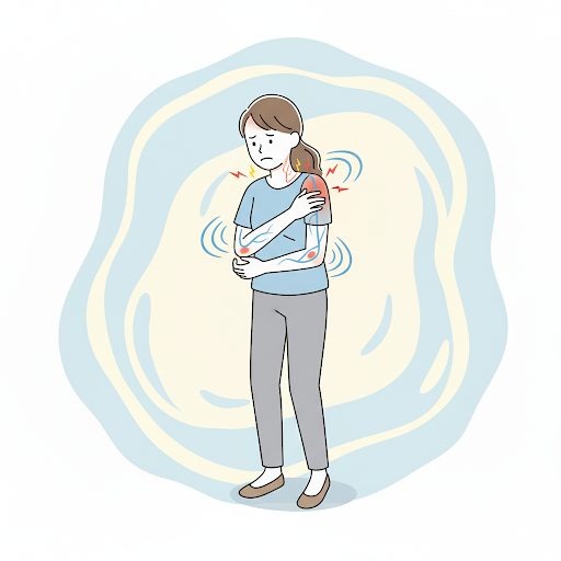 頚腕症候群の図